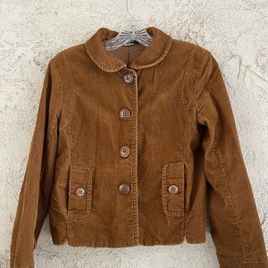 Brown corduroy petite J-Crew Jacket, small.